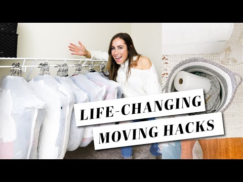 Part of a video titled Top 17 Genius Moving Hacks That Will ACTUALLY Make Packing Easier