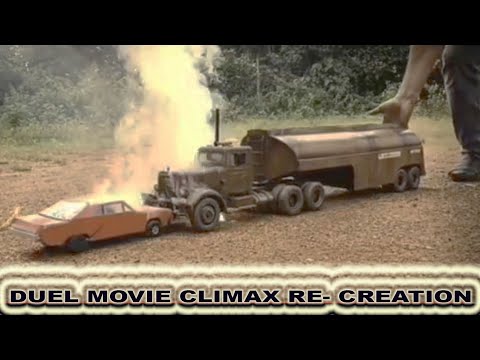 DUEL movie Climax Re-Creation #miniaturemodel  #santhoshperoor #dueltruckminiature #truckminiature