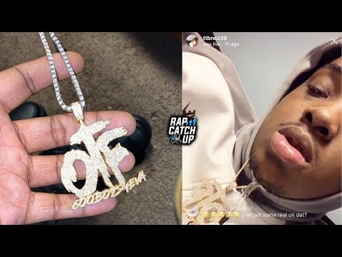 TTB Nez Goes Live wearing OTF/600 Chain, Drilla says it's Memo600s