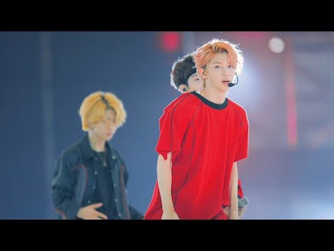 Stray Kids (스트레이 키즈) - NEW FACE (PSY) + District 9 (디스트릭트 9)@180802 고척 코뮤페 [4k Fancam/직캠]