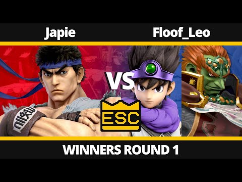 ESC 17 Winners Round 1 - Japie (Ryu) Vs. Floof_Leo (Hero, Ganondorf) - SSBU Local Tournament