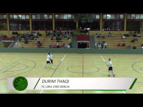 BSC Rehberge - FC Liria Berlin (Halbfinale, Bezirksliga Hallenturnier) - Spielszenen | SPREEKICK.TV