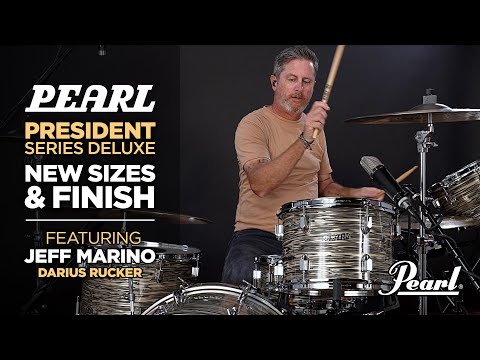 Pearl President Deluxe Ocean Ripple 3pc Shell Pack 24x14 13x9 16x16 Drums | Authorized Dealer image 17