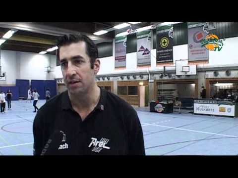 SG Aachen Musketeers vs DJK Südwest Köln Interview 26 11 2011