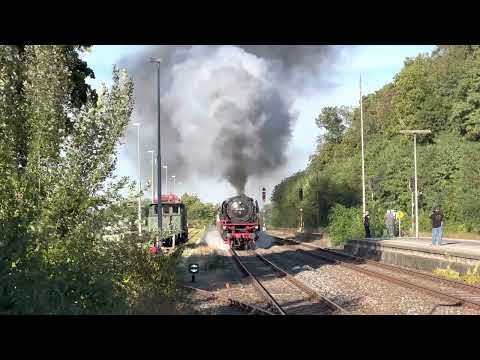 Dampfsonderfahrt - Einfahrt Hersbruck