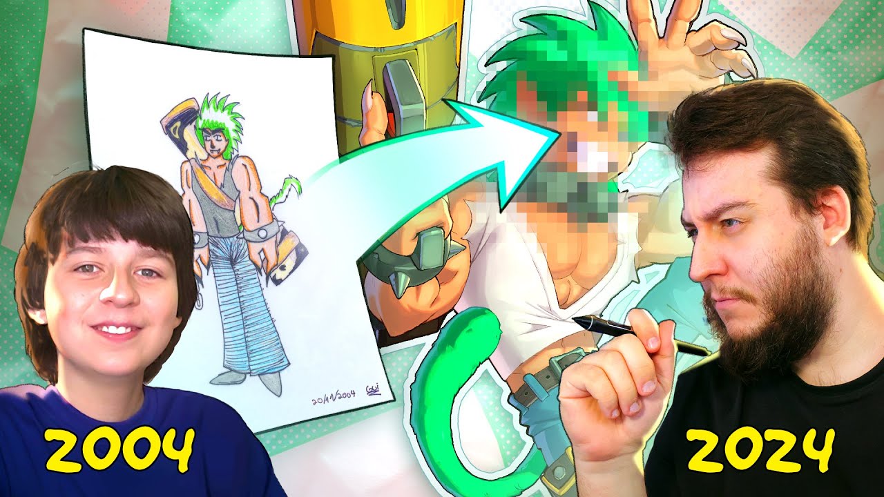 Redesenhando 20 ANOS DEPOIS! Valeu a pena não DESISTIR?