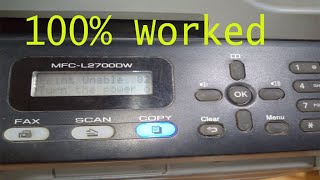 brother printer deep sleep problem
