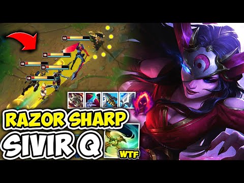 CUT THE GRASS WITH SUPER BOOMERANG SIVIR! (EVERY Q ONE SHOTS) - League of Legends