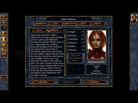 Baldur's Gate: EE - Part 1 - You must gather your party before venturing forth!