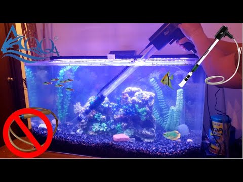 AQQA Aquarium Gravel Cleaner & Water Changer Siphon