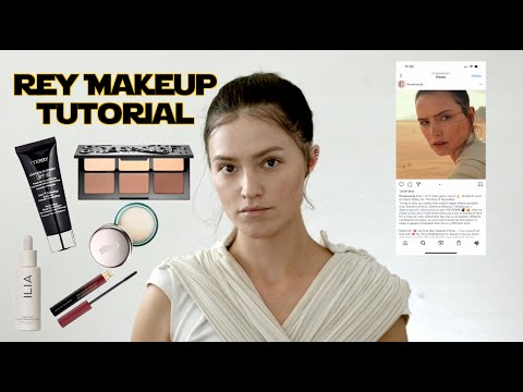 The Ultimate Rey makeup tutorial following her makeup artist steps