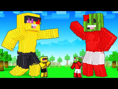 Sunny and Melon STATUE BUILD BATTLE Challenge!