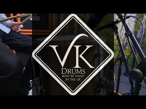 VK Drums Cast Bronze Tom set sound examples with remo emporor clear, black suedes, ambassador heads
