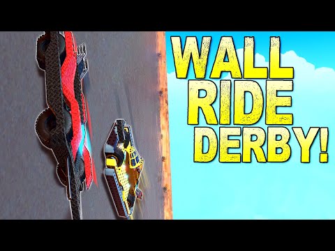 Destruction Derby on a VERTICAL WALL! - Trailmakers Multiplayer