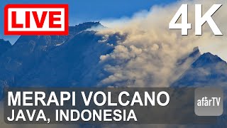 Download lagu 🔴 Live Now: 24/7 Merapi Volcano Erupting in 4K Ultra HD (Indonesia) mp3