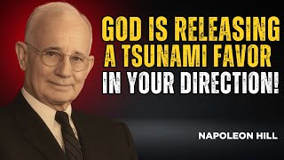 God is releasing a tsunami of favor in your direction! | Napoleon Hill