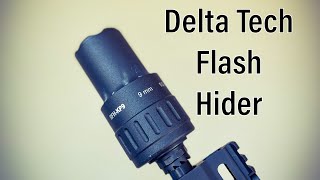 Quick review on the Delta Tech Flash hider! The best Flash hider no one knows about 🤔 #pewpewlife