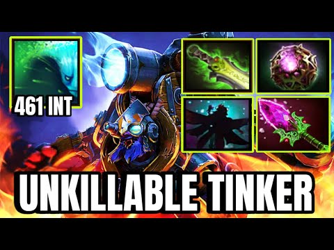 #60 UNKILLABLE TINKER! 461 INT! Atomic War Dota2 on Lord Morphling