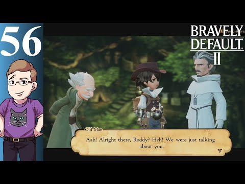 Let's Play Bravely Default 2 (Blind) Part 56 - Lady Emma and Elvis's Past & Repairing Wiswald