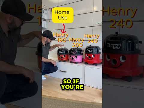 Henry Vacuums EXPLAINED! 160 vs 200 vs 240 🧹💡