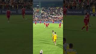 Entrano in campo per la prima con il Sudtirol #catanzaro #serieb #football #ultras