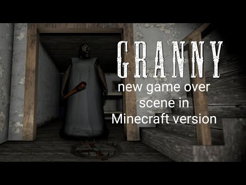 New Granny Game Over scene  ( maked Mine-Imator, nightmare granny house music )