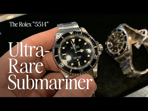 Erste Eindrücke von einer Rolex Pre-Comex „5514“ Submariner!
