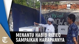 Rampung Mencoblos, Menantu Habib Rizieq Sampaikan Harapannya di Pemilu 2019