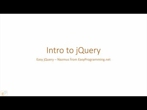 Easy jQuery - An Intro to the jQuery Library (0)