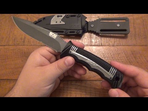 Knife Review SOG "Seal Strike" Fixed Blade (With Deluxe Sheath)