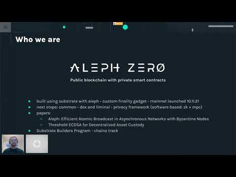 Aleph, a new finality gadget for Substrate chains | Substrate Seminar