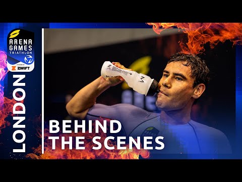 How WIll Gustav Iden Do In The Final? | Behind The Scenes On Race Day At The Arena Games Triathlon