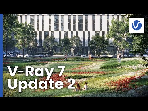 V-Ray 7 for SketchUp, Rhino, Revit, Update 2 | AI Material Generation, AI Enhancer, Night Sky & More