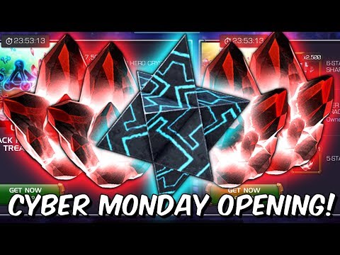 Cyber Monday 2018 6 Star and 6x 5 Star Crystal Opening! - Marvel Contest Of Champions
