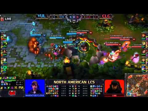 Team Vulcun vs Counter Logic Gaming  LCS 2013 Season 3 NA W6D2 FULL GAME