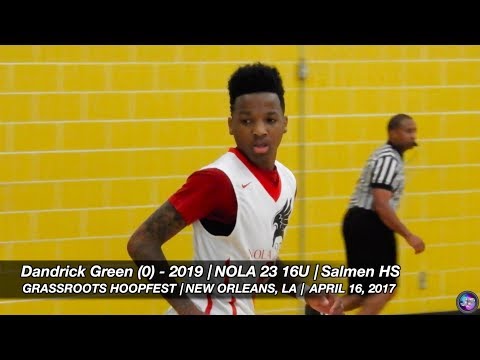 Dandrick Green Highlights (NOLA23/New Orleans Rising Stars) - Salmen 2019 PG