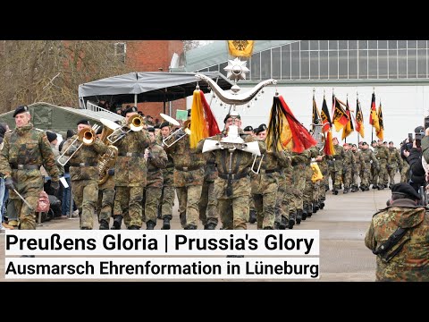 Letztes Preußens Gloria 2025: Ausmarsch Ehrenformation mit Erläuterungen zum Formaldienst