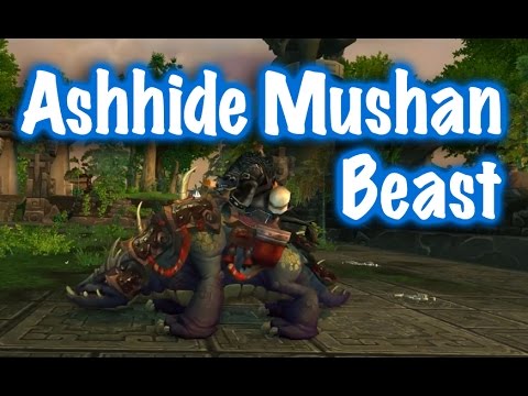 Jessiehealz - Ashhide Mushan Beast Mount [PvP] (World of Warcraft)