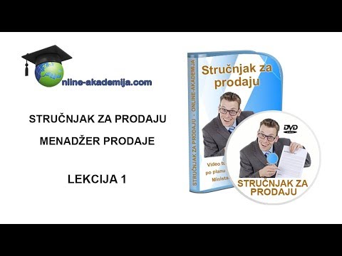 MENADŽER PRODAJE - ŽIVOTNE FUNKCIJE PRODAJE - LEKCIJA 1