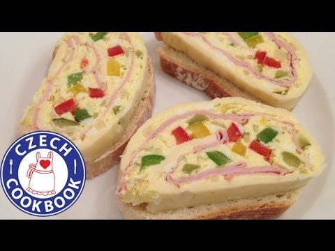 Cheese Egg Roll Recipe - Sýrová roláda - Czech Cookbook