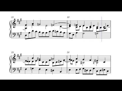 Fugue No. 2 Piano Performance Video