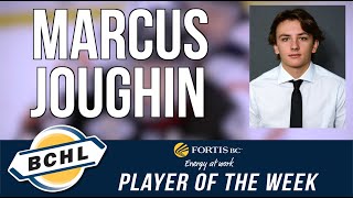 Fortis BC Player of the Week: Marcus Joughin