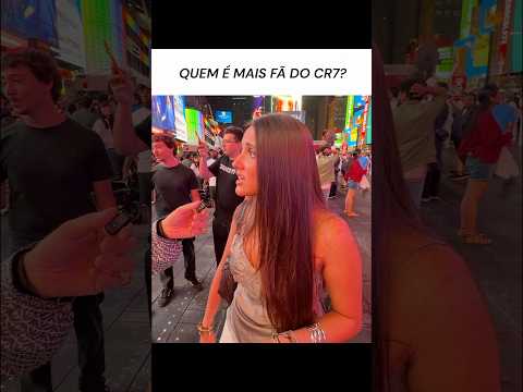 DISPUTEI COM A PORTUGUESA QUEM É MAIS FÃ DO CR7! 🇵🇹👀