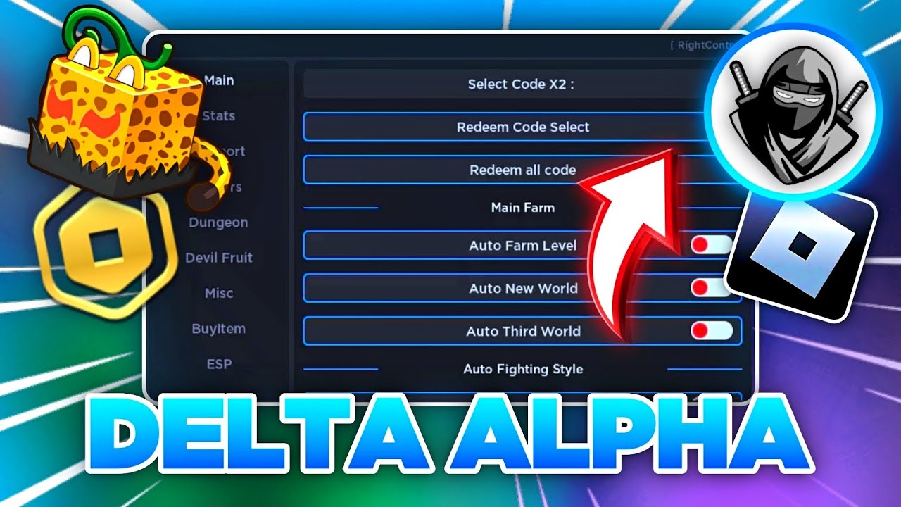 DELTA EXECUTOR ALPHA V20 ATUALIZADO 2024 & SCRIPT e EXECUTOR PARA ROBLOX BLOX FRUIT🍎