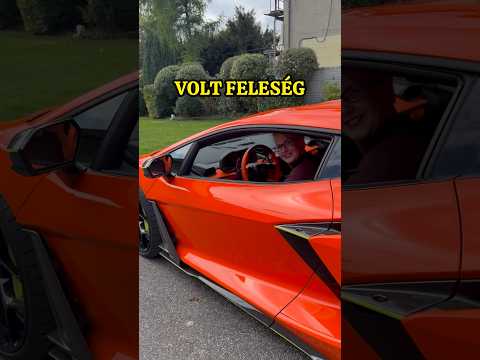 Volt feleség, első Lambo vezetés. Nagyon cukii🫶 #lamborghinirevuelto