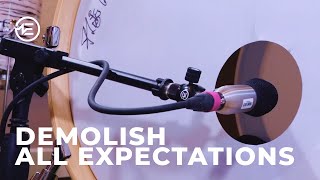 Video thumbnail for The Best Kick Drum Mic You've Ever Heard | Earthworks DM6 SeisMic Bass Drum Microphone by Earthworks Audio