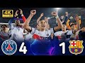 Paris Saint Germain 4 1 Barcelona Champions League 2024 Kylian Mbappé Madness 4k