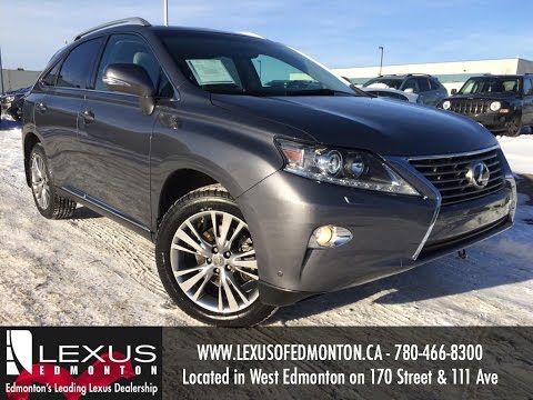Lexus Certified Pre Owned Grey 2013 RX 350 AWD Ultra Premium Review | Slave Lake Alberta