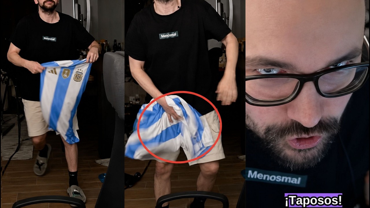 INFLUENCER ESPAÑOL se RESTRIEGA LA CAMISETA de ARGENTINA en SUS PART3S, esto LE VA A PASAR
