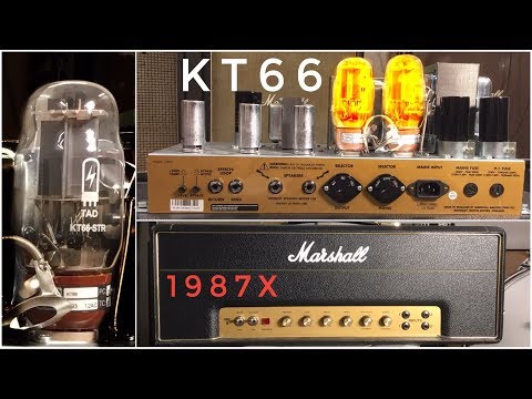 KT66 vs EL34 Power Tubes in a Marshall 1987X